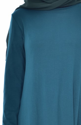 فستان أخضر زمردي 7929-04