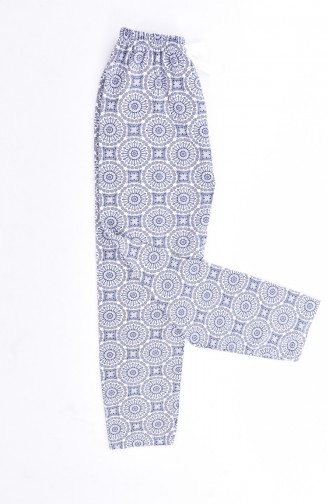 Damen Pyjamas 1401B-02 Dunkelblau 1401B-02