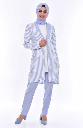 Cap Pants Double Suit 0263-01 Blue 0263-01