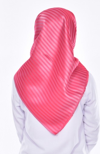 Striped Taffeta Scarf 901310-04 Pink 04