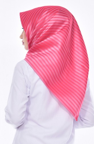 Striped Taffeta Scarf 901310-04 Pink 04