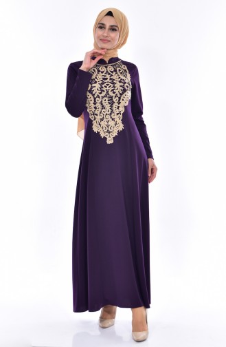 Lace Dress 4466-03 Purple 4466-03