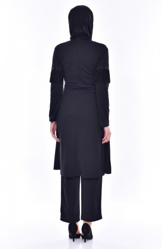 Tunic Pants Double Suit 4467-01 Black 4467-01