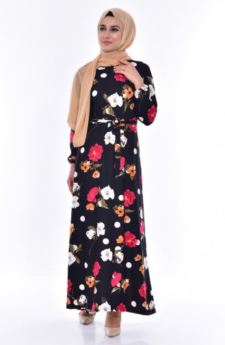 Black Hijab Dress 0267-01