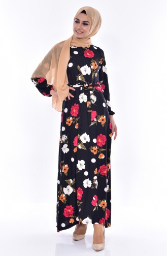 Black Hijab Dress 0267-01