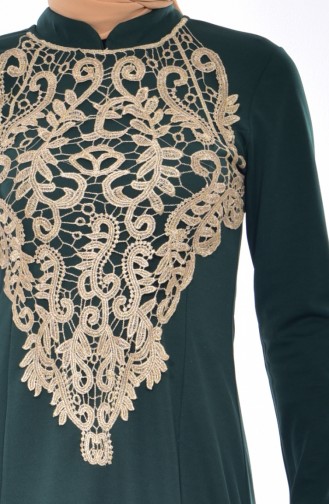 Lace Dress 4466-02 Emerald Greenذ 4466-02