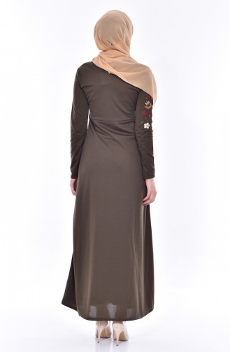Khaki Hijab Dress 2005-06