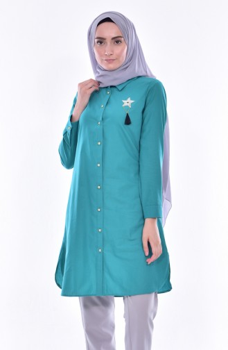 Brooch Tunic 6006-05 Green 6006-05