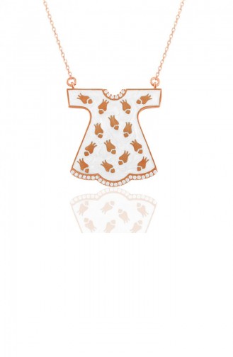 Collier Argent Caftan a Motifs 30285