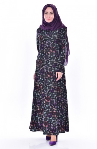 Black Hijab Dress 0192-04