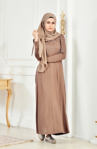 Sefamerve Umrah Kleid 6090-05 Nerz 6090-05