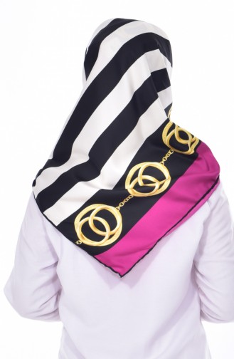 Fuchsia Scarf 07