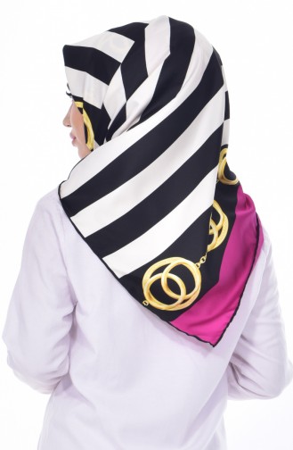 Fuchsia Hoofddoek 07