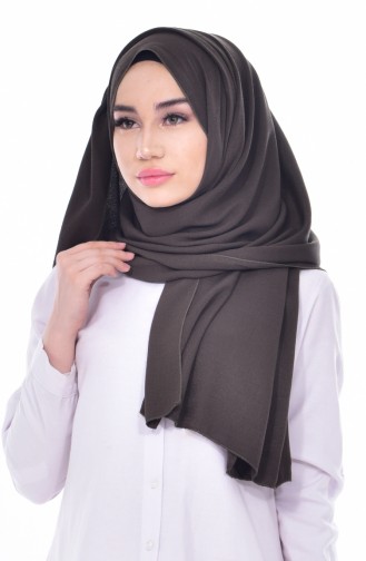 Plain Shawl 3211-01 Dark Khaki 3211-01