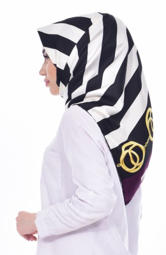 Dark Purple Hoofddoek 13