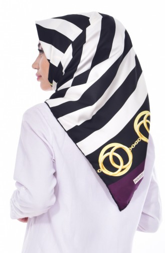 Dark Purple Scarf 13