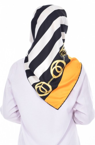 Dark Yellow Scarf 08