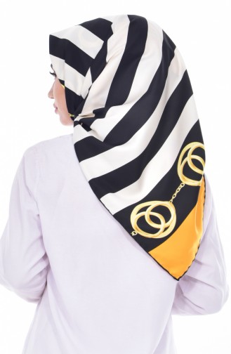 Dark Yellow Scarf 08