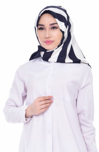 وشاح أزرق كحلي 06