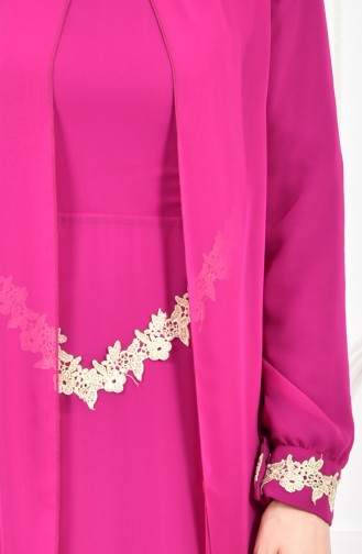 Lace Evening Dress 1067-01 Plum 1067-01