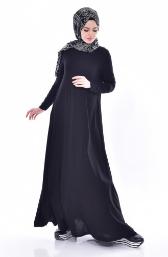 Robe Asymétrique 7929-03 Noir 7929-03