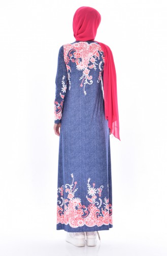 Robe Hijab Bordeaux 6098-03