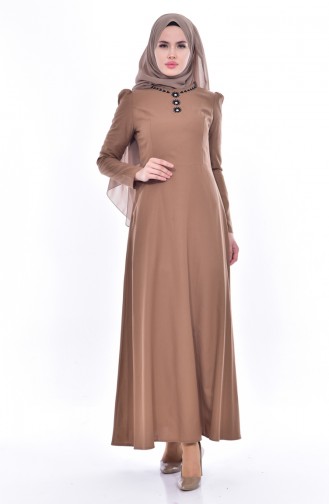 Robe Hijab Camel 7191-06