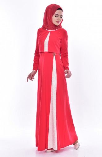 Hijab Kleid 2248-05 Rot 2248-05