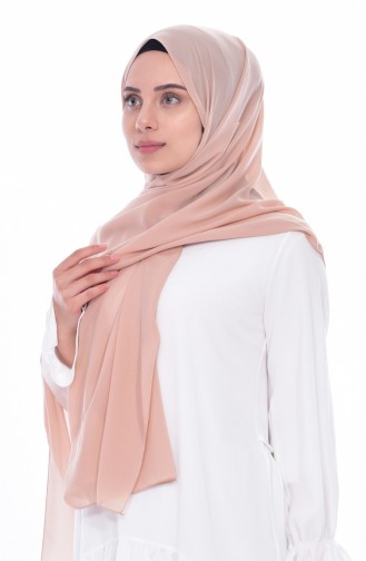 Plain Chiffon Shawl 70072-02 Light Salmon 02