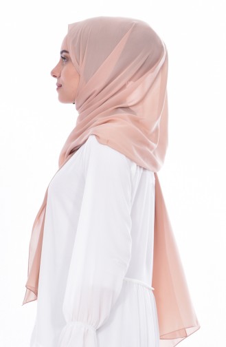 Plain Chiffon Shawl 70072-02 Light Salmon 02