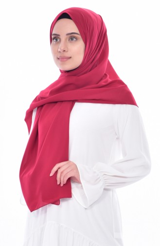 Plain Chiffon Shawl 70072-09 Dark Red 09