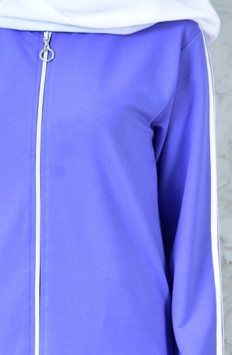 Zippered Tracksuit Suit 18090-10 Lilac 18090-10