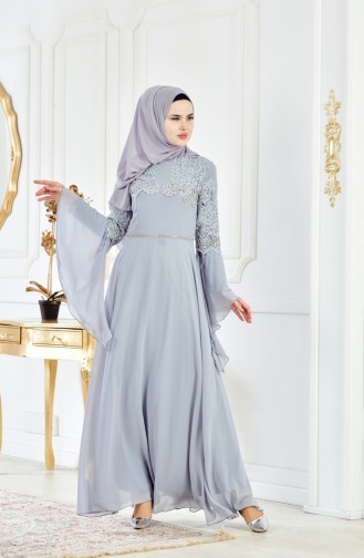 Robe Mousseline 52695-04 Gris 52695-04