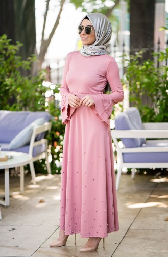 Robe Hijab Poudre 4093-03