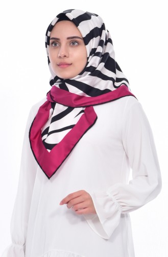 Dark Fuchsia Scarf 09