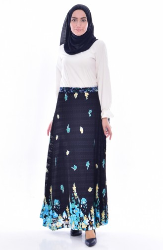 Navy Blue Rok 2068A-01