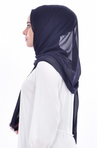 شال شيفون 24529-01 لون كحلي 01