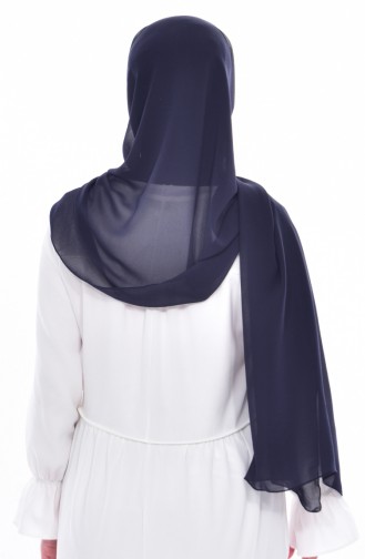 شال شيفون 24529-01 لون كحلي 01