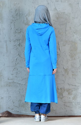 Sport Cape mit Reißverschluss 18088-05 Blau 18088-05