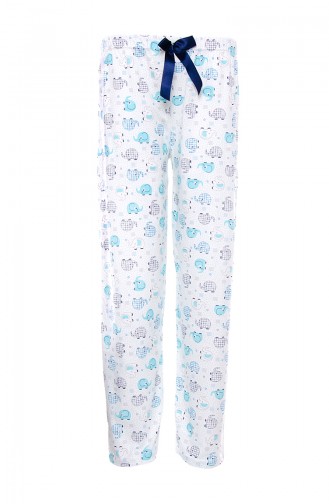Bottom Pajamas  PIAFFMR0007-01 White 0007-01