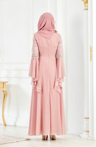 Powder Hijab Dress 52695-05
