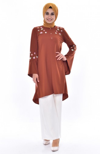 Beads Embroidered Tunic 3185-10 Taba 3185-10