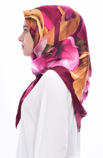 Sarar Silk Scarf 1101-04 Cherry 1101-04