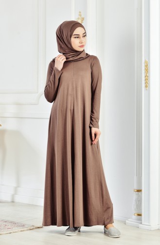 Mink Hijab Dress 6095-06