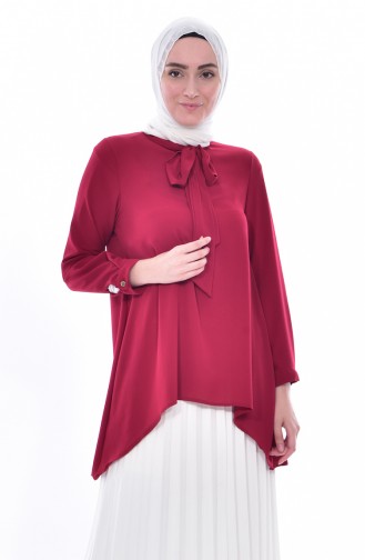 Claret red Blouse 1022-14