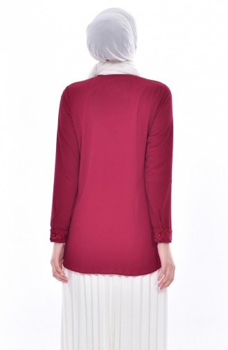 Claret Red Blouse 4070-04