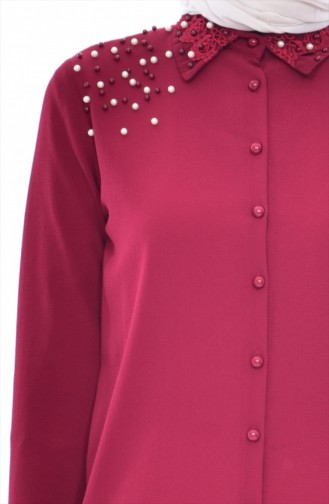 Claret Red Blouse 4070-04