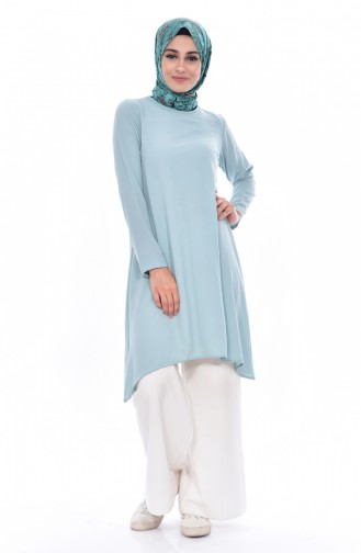 Asimetrik Tunik 1220-10 Çağla Yeşili 1220-10