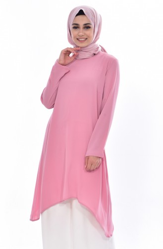 Asymmetric Tunic 1220-08 Dried Rose 1220-08