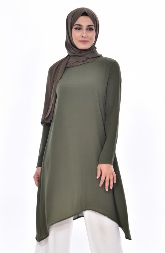 Asymmetrische Tunika 1220-03 Khaki 1220-03